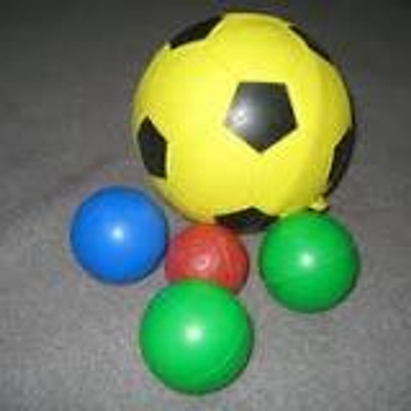 Unbranded Other - Unbranded Kids Toy Soccer Ball & Play Balls Set Yellow Black Multi-color